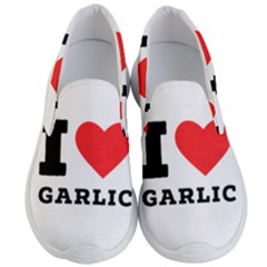 I Love Garlic Men s Lightweight Slip Ons by ilovewhateva