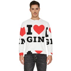 I Love Gin Men s Fleece Sweatshirt by ilovewhateva
