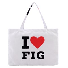 I Love Fig  Zipper Medium Tote Bag by ilovewhateva