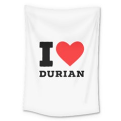 I Love Durian Large Tapestry by ilovewhateva