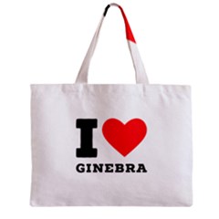 I Love Ginebra Zipper Mini Tote Bag by ilovewhateva