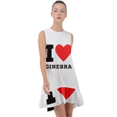 I Love Ginebra Frill Swing Dress by ilovewhateva