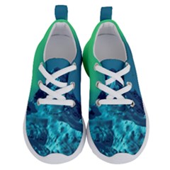 Aurora Borealis Sky Winter Snow Mountains Night Running Shoes by B30l