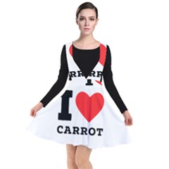 I Love Carrots  Plunge Pinafore Dress by ilovewhateva