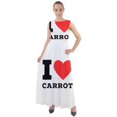 I Love Carrots  Chiffon Mesh Boho Maxi Dress by ilovewhateva