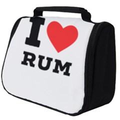 I Love Rum Full Print Travel Pouch (big) by ilovewhateva