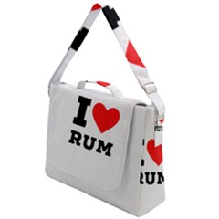 I Love Rum Box Up Messenger Bag by ilovewhateva