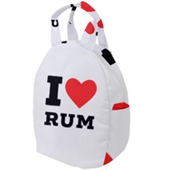 I Love Rum Travel Backpack by ilovewhateva