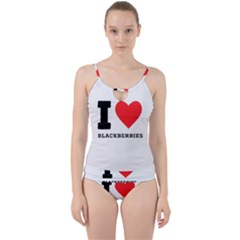 I Love Blackberries  Cut Out Top Tankini Set by ilovewhateva