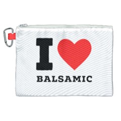 I Love Baci Canvas Cosmetic Bag (xl) by ilovewhateva
