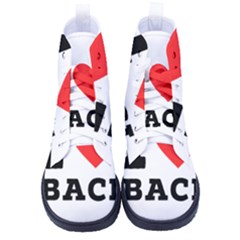I Love Baci  High-top Canvas Sneakers by ilovewhateva