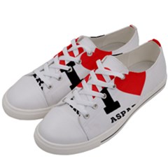I Love Asparagus  Men s Low Top Canvas Sneakers by ilovewhateva