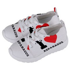 I Love Asparagus  Kids  Lightweight Sports Shoes by ilovewhateva