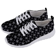 Snowflakes Background Pattern Men s Lightweight Sports Shoes by Cowasu