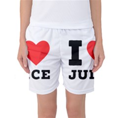 I Love Juice Women s Basketball Shorts by ilovewhateva