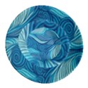 Ocean Waves Sea Abstract Pattern Water Blue Inside Out Bucket Hat View6