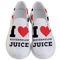 I Love Watermelon Juice Men s Lightweight Slip Ons by ilovewhateva