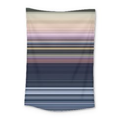 Horizontal Line Strokes Color Lines Small Tapestry