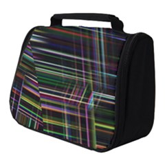 False Prismatic Black Background Full Print Travel Pouch (small)
