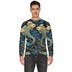 Fish Star Sign Men s Fleece Sweatshirt by Bangk1t