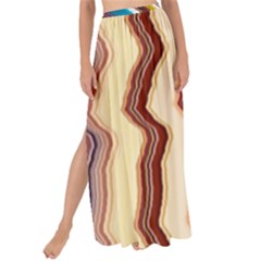 Line Vertical Lines Color Lines Maxi Chiffon Tie-up Sarong by Bangk1t