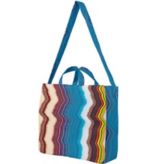 Line Vertical Lines Color Lines Square Shoulder Tote Bag by Bangk1t