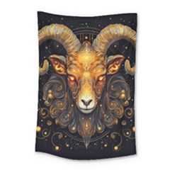 Aries Star Sign Small Tapestry