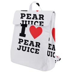 I Love Pear Juice Flap Top Backpack by ilovewhateva