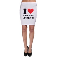 I Love Cherry Juice Bodycon Skirt by ilovewhateva