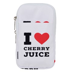 I Love Cherry Juice Waist Pouch (large) by ilovewhateva