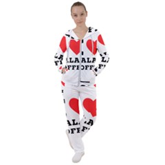 I Love Galao Coffee Women s Tracksuit by ilovewhateva