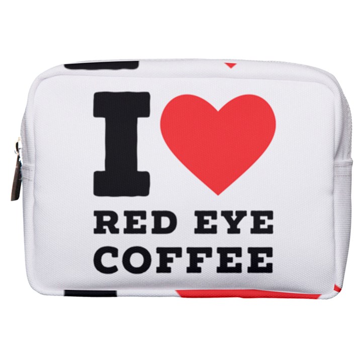 I love red eye coffee Make Up Pouch (Medium)