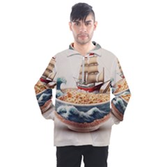 Noodles Pirate Chinese Food Food Men s Half Zip Pullover by Ndabl3x
