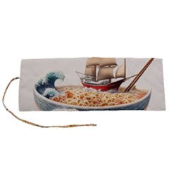 Noodles Pirate Chinese Food Food Roll Up Canvas Pencil Holder (s) by Ndabl3x