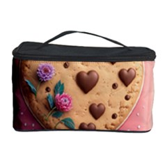 Cookies Valentine Heart Holiday Gift Love Cosmetic Storage Case by Ndabl3x