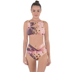 Cookies Valentine Heart Holiday Gift Love Bandaged Up Bikini Set  by Ndabl3x