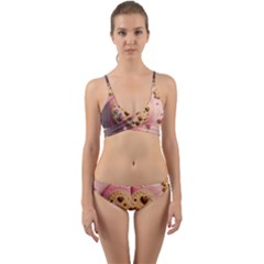 Cookies Valentine Heart Holiday Gift Love Wrap Around Bikini Set by Ndabl3x