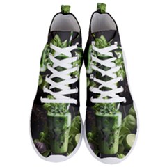 Drink Spinach Smooth Apple Ginger Men s Lightweight High Top Sneakers by Ndabl3x