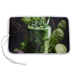 Drink Spinach Smooth Apple Ginger Pen Storage Case (m) by Ndabl3x