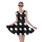 Background Dots Circles Graphic Skater Dress