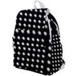 Background Dots Circles Graphic Top Flap Backpack