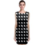Background Dots Circles Graphic Classic Sleeveless Midi Dress