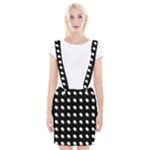 Background Dots Circles Graphic Braces Suspender Skirt