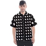 Background Dots Circles Graphic Men s Short Sleeve Shirt