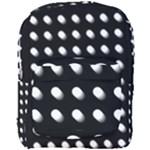 Background Dots Circles Graphic Full Print Backpack
