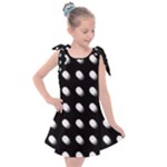 Background Dots Circles Graphic Kids  Tie Up Tunic Dress