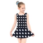 Background Dots Circles Graphic Kids  Skater Dress Swimsuit