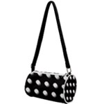 Background Dots Circles Graphic Mini Cylinder Bag
