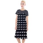 Background Dots Circles Graphic Camis Fishtail Dress