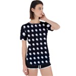 Background Dots Circles Graphic Perpetual Short Sleeve T-Shirt